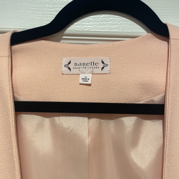 Nanette Lenore Blush Ruffle Blazer - Picture 3 of 3